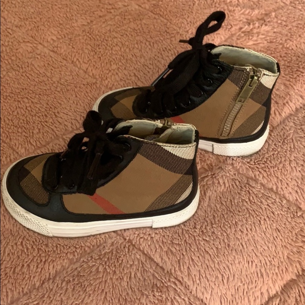 Toddler Burberry High Top Sneakers